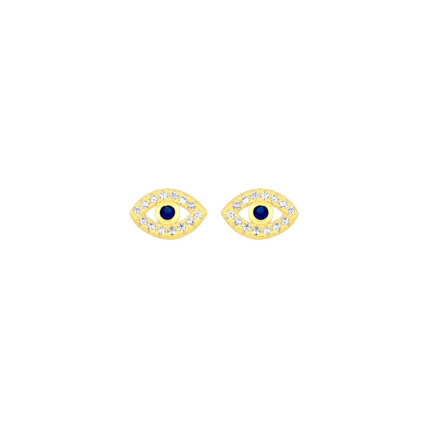 Evil Eye Studs - Gold