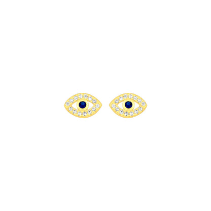 Evil Eye Studs - Gold