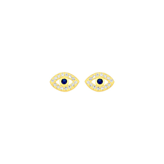 Evil Eye Studs - Gold