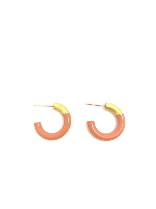 Liz Small Hoops - Clay