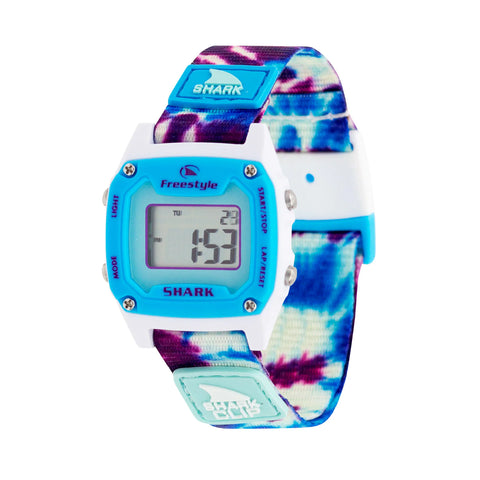 Shark Classic Mini Clip Watch - Tie-Dye Blue Daze