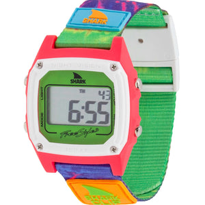 Shark Classic Clip Watch - Tie Dye Green Neon Unisex