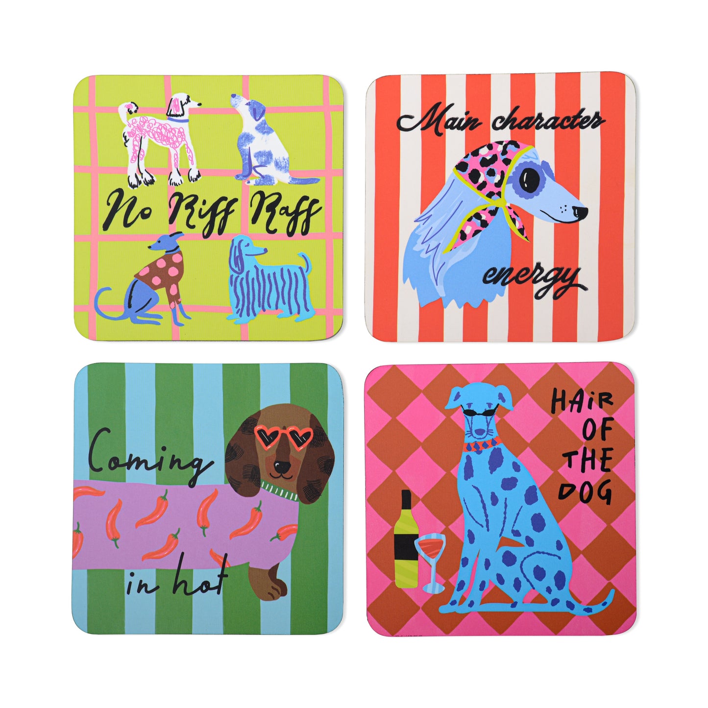 The Dog Lover - Set of 4 Coasters
