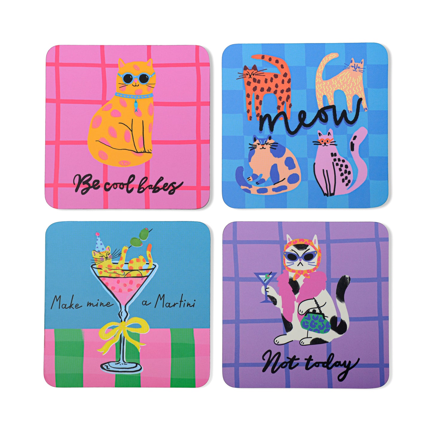 The Cat Lover - Set of 4 Coasters