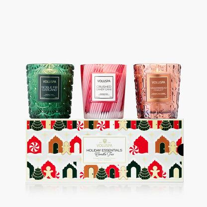 Holiday Essentials Alpine Candle Trio