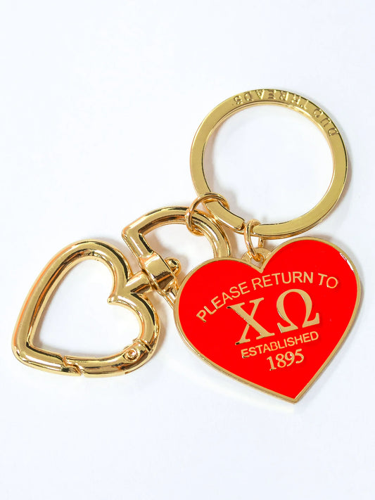 XO Please Return Keyring