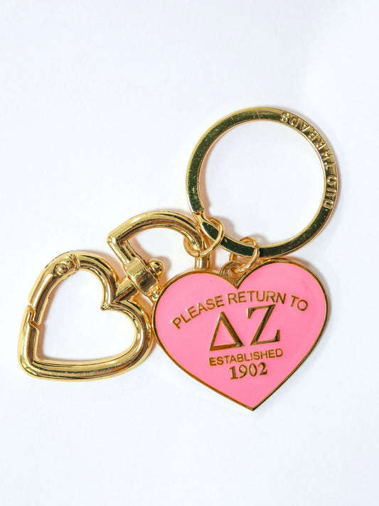 DZ Please Return Keyring