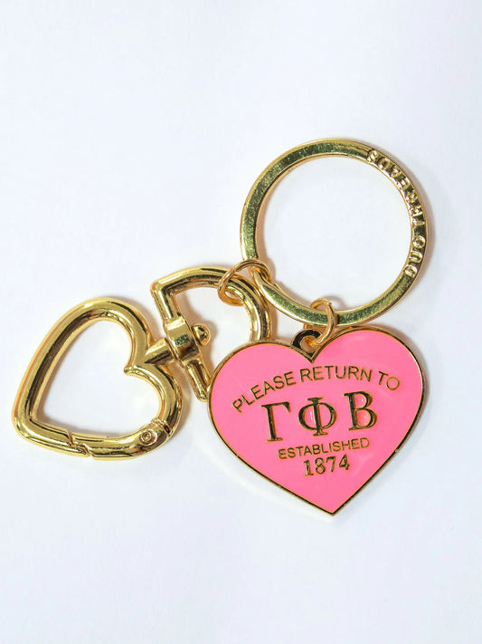 GPhi Please Return Keyring