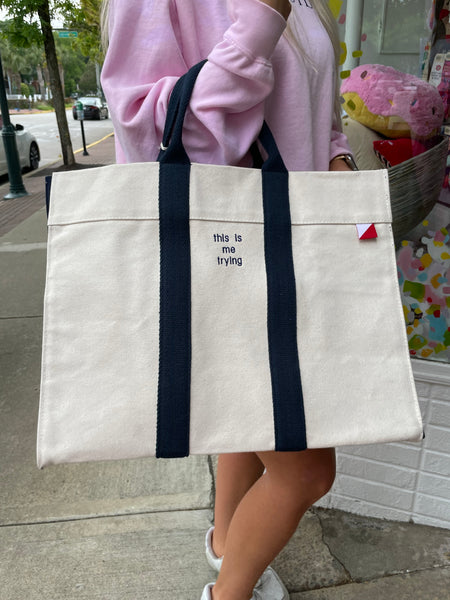 Taylor Swift boat tote - Trying