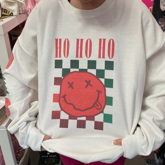 HoHoHo Nirvana Smile Sweatshirt