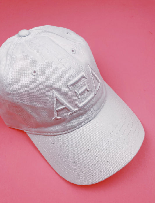 Monochrome Greek Dad Hat - AXiD