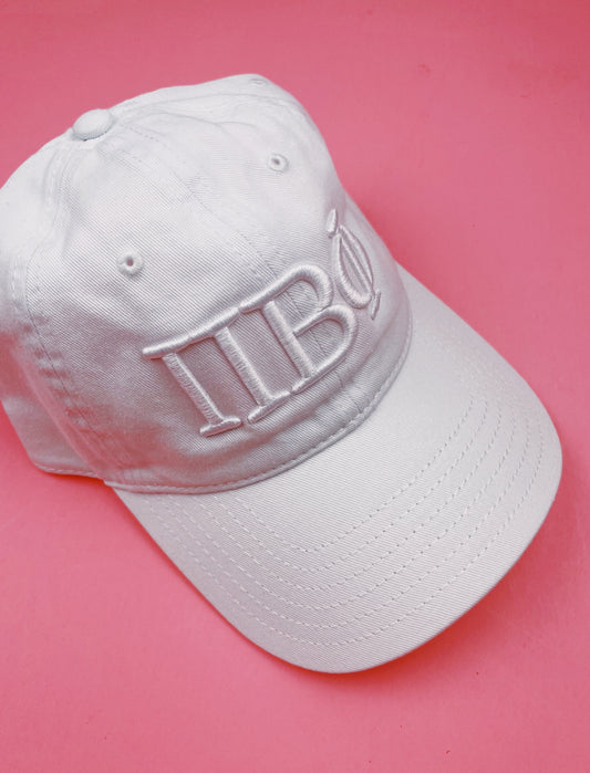 Monochrome Greek Dad Hat - Pi Phi