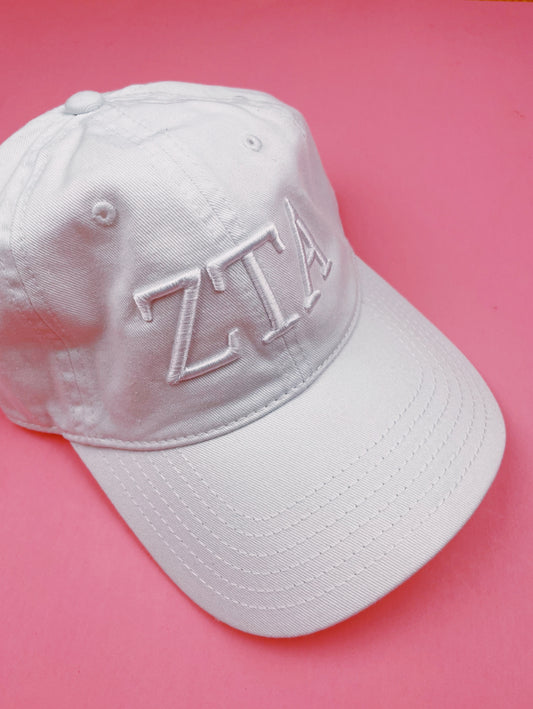 Monochrome Greek Dad Hat - ZTA
