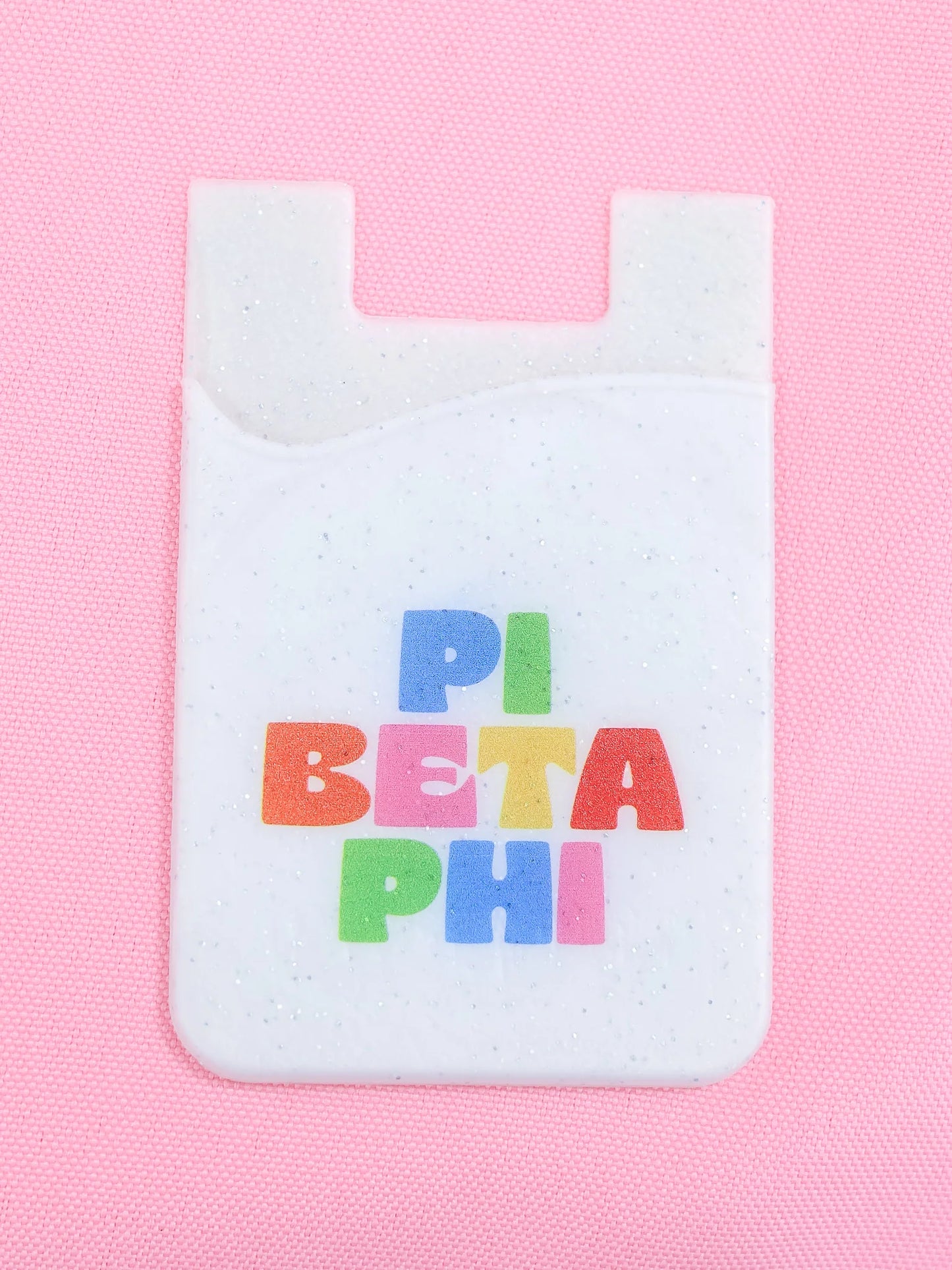 Shimmer Phone Wallet - Pi Phi