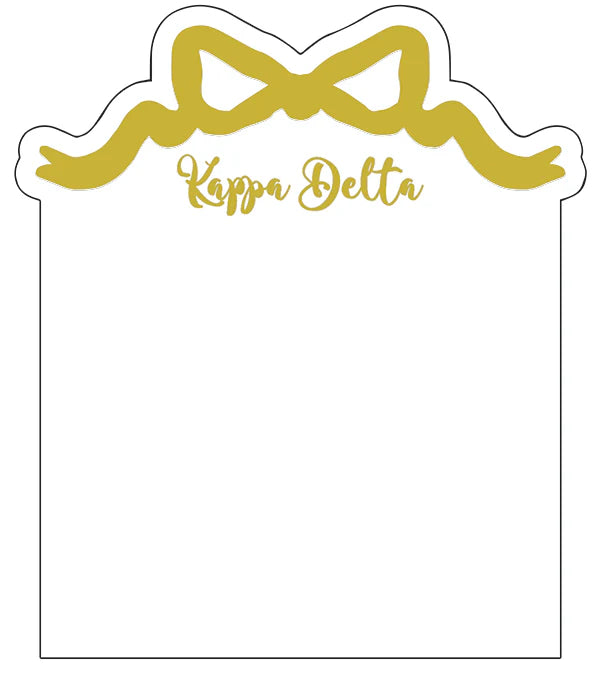 Acrylic Bow Frame - Kappa Delta
