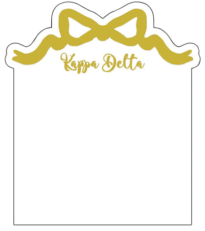 Acrylic Bow Frame - Kappa Delta
