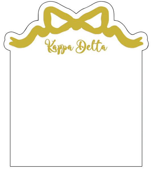 Acrylic Bow Frame - Kappa Delta