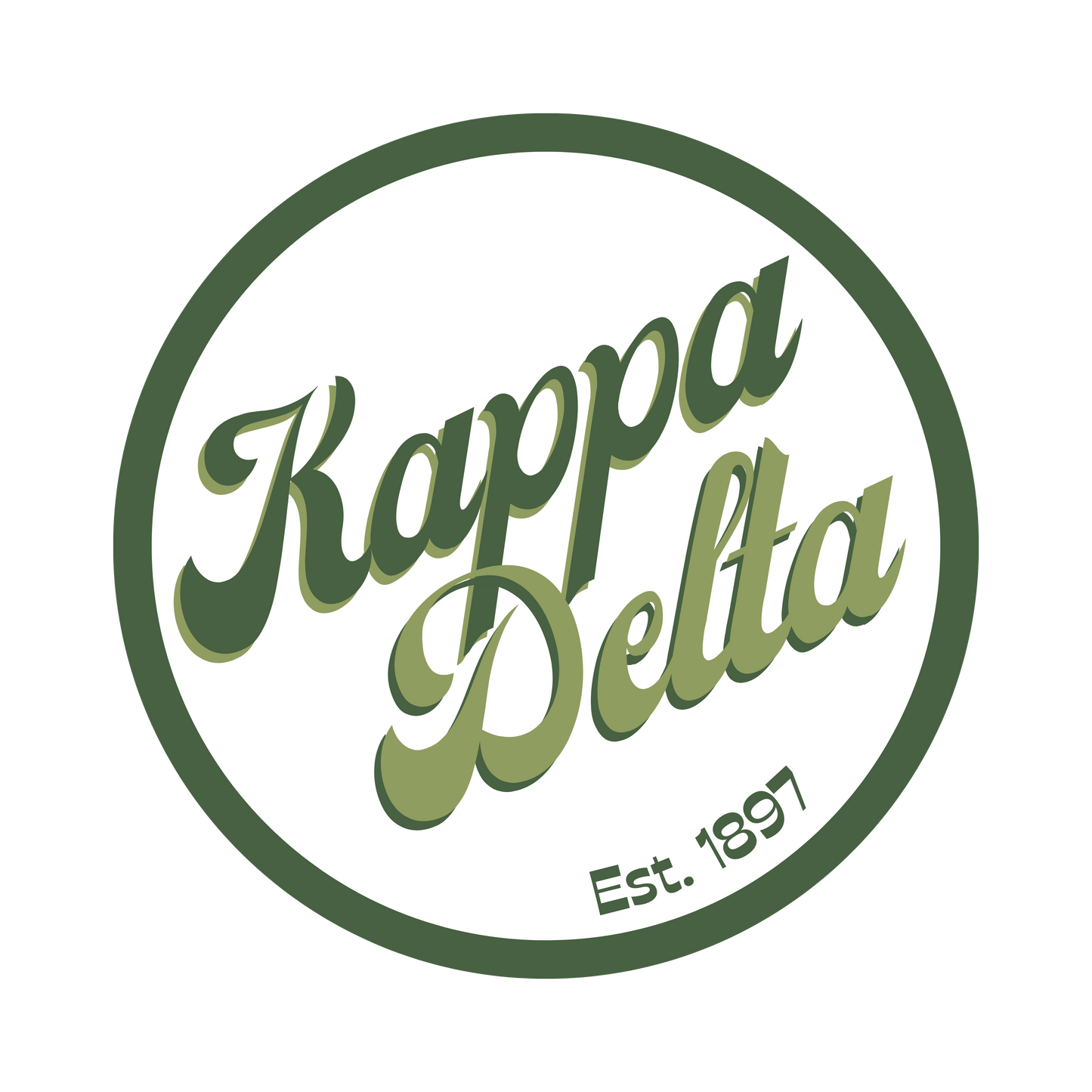 KD Greek Retro Button