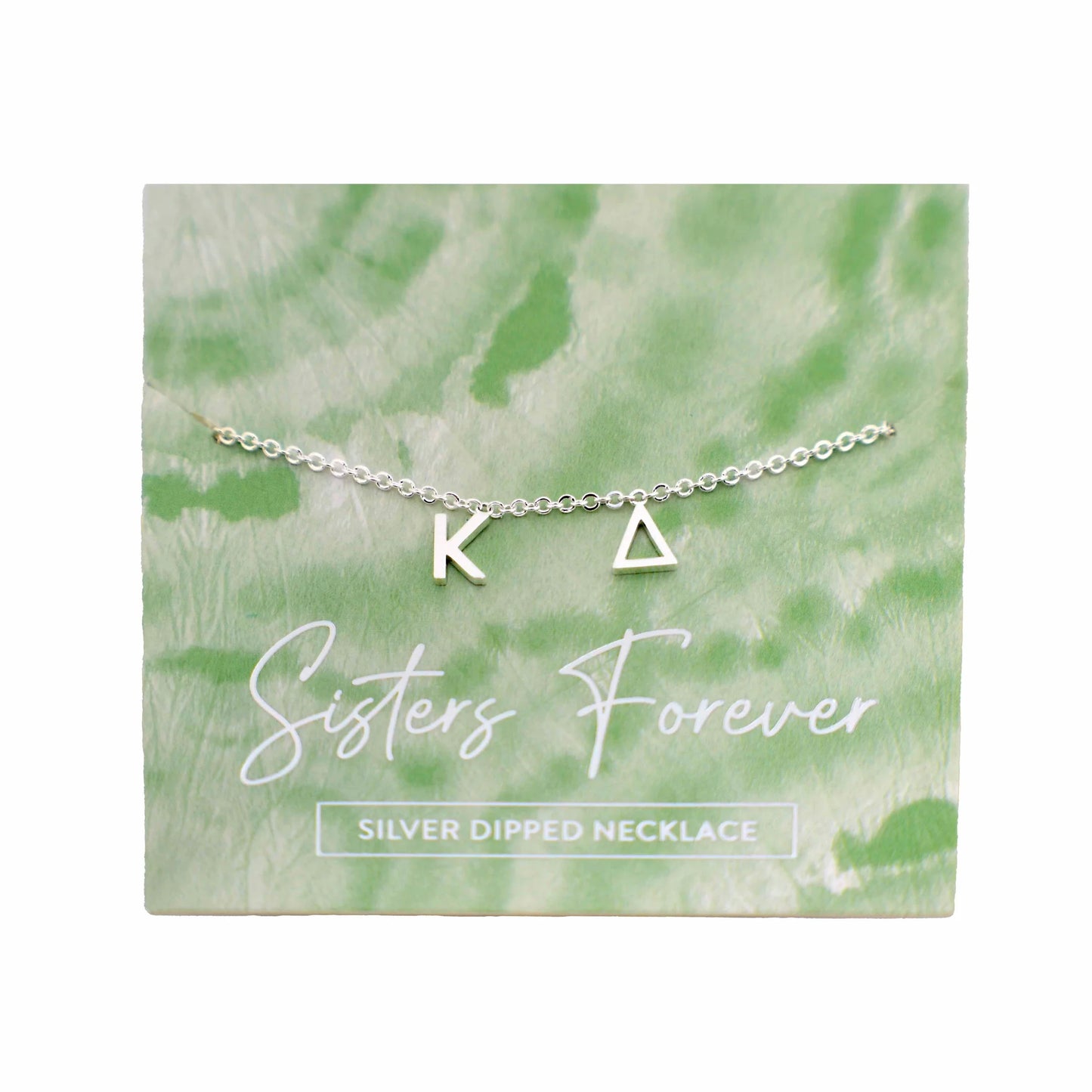 KD Silver Letter Necklace