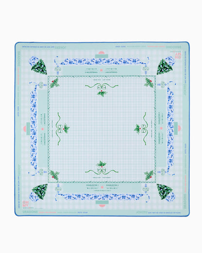 Mahjong Mat - Holly Jolly in Tube