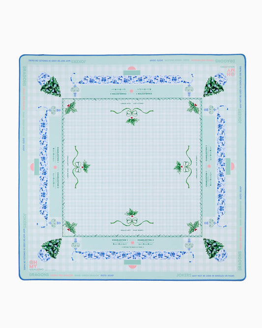 Mahjong Mat - Holly Jolly in Tube