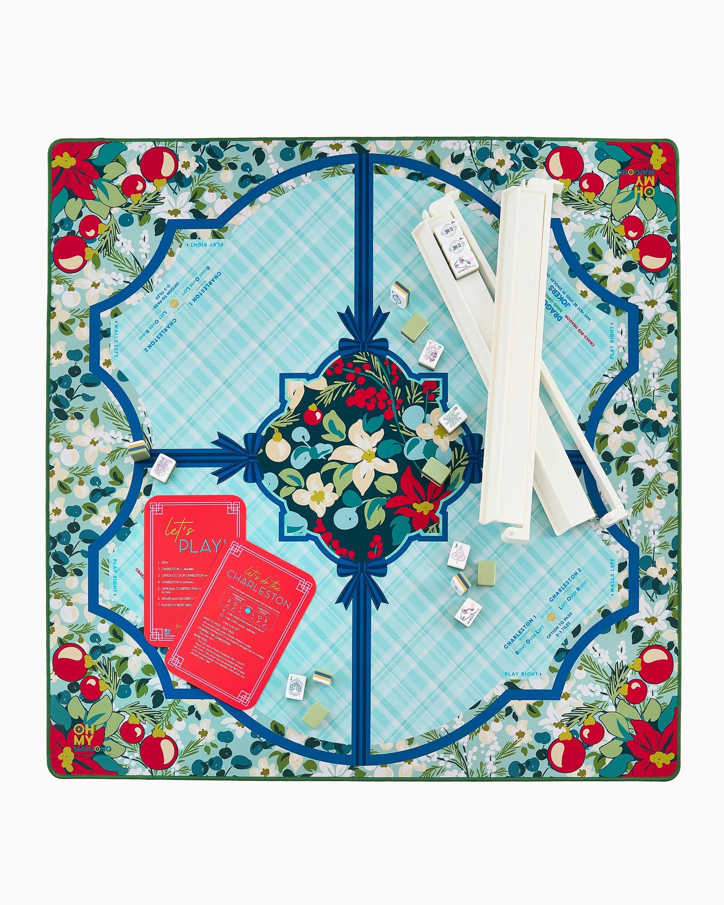 Mahjong Mat - Winterberry in Tube