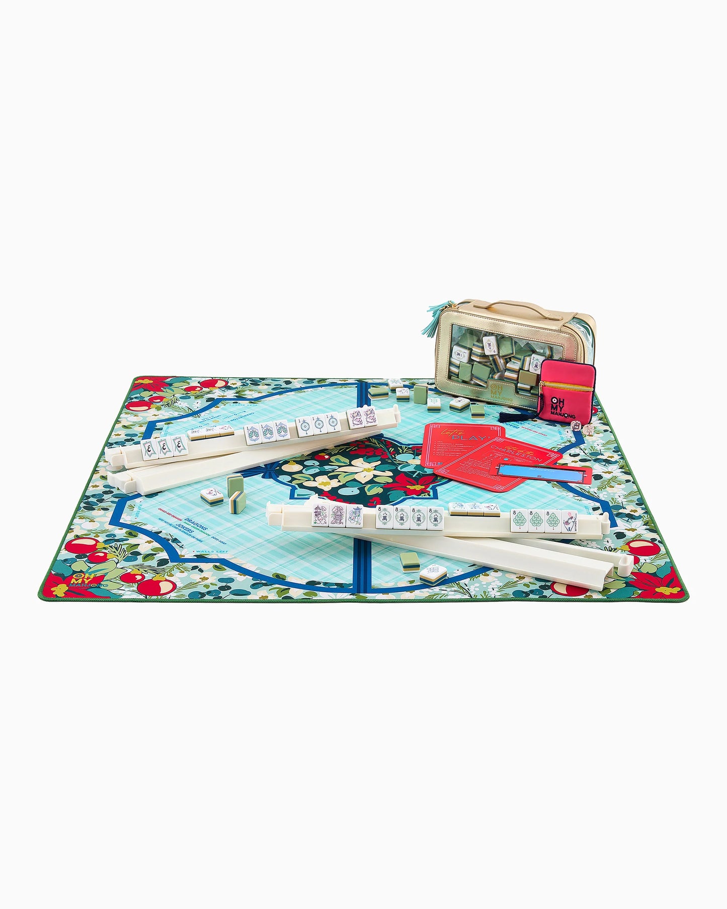 Mahjong Mat - Winterberry in Tube