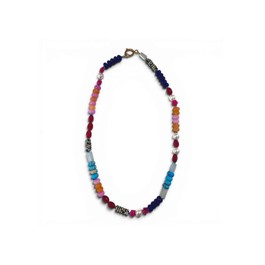 The Jovie Jewel Gemstone Beaded Necklace