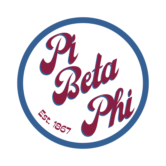 Greek Retro Button - Pi Phi