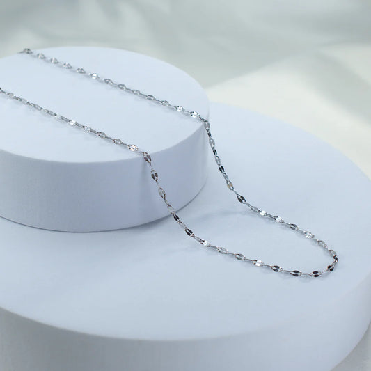 Ribbon in the Sky Necklace - Silver
