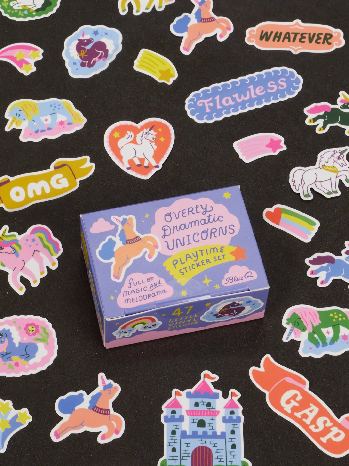 Overly Dramatic Unicorns Sticker Set
