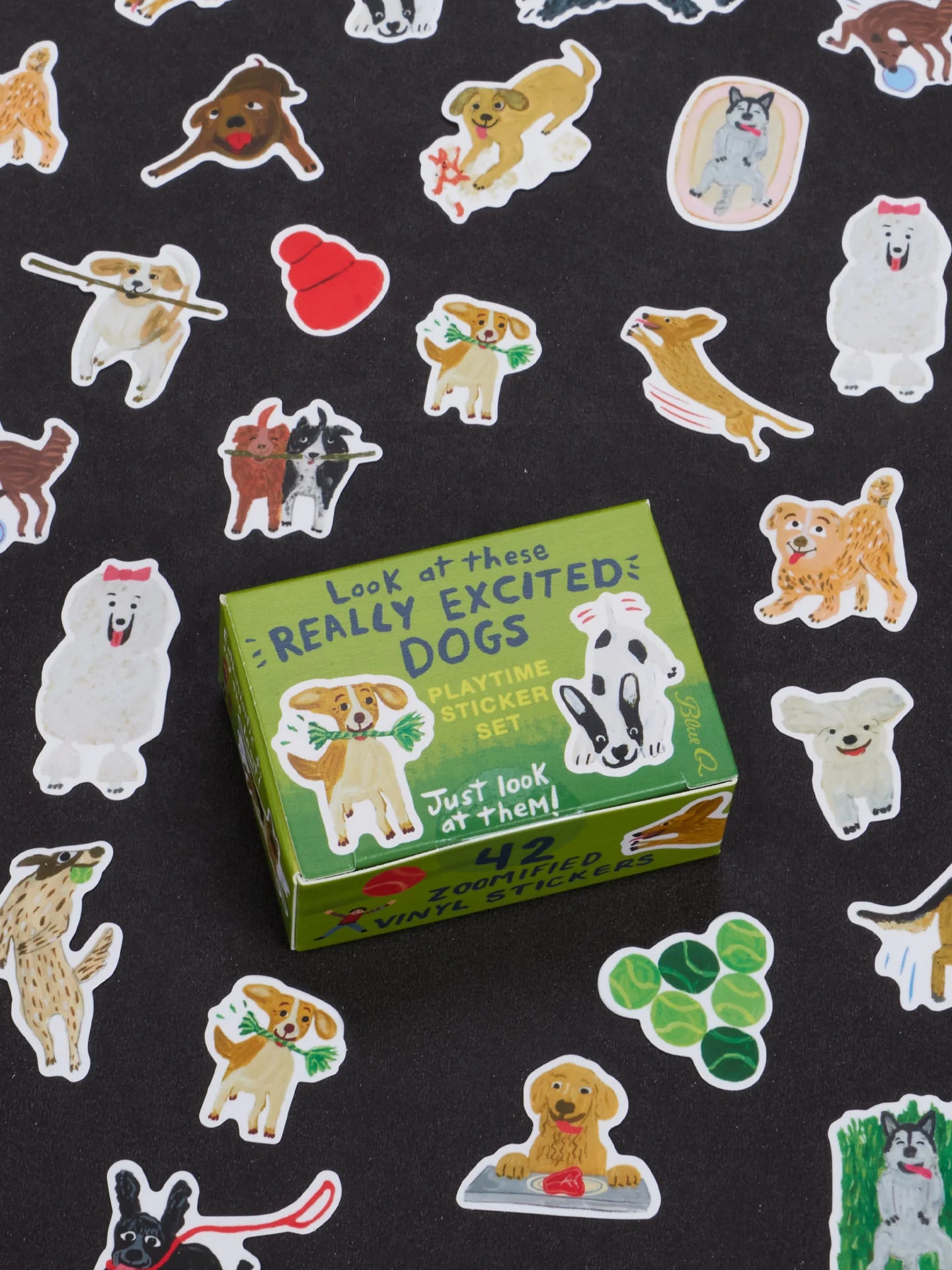 Really Excited Dogs Sticker Set