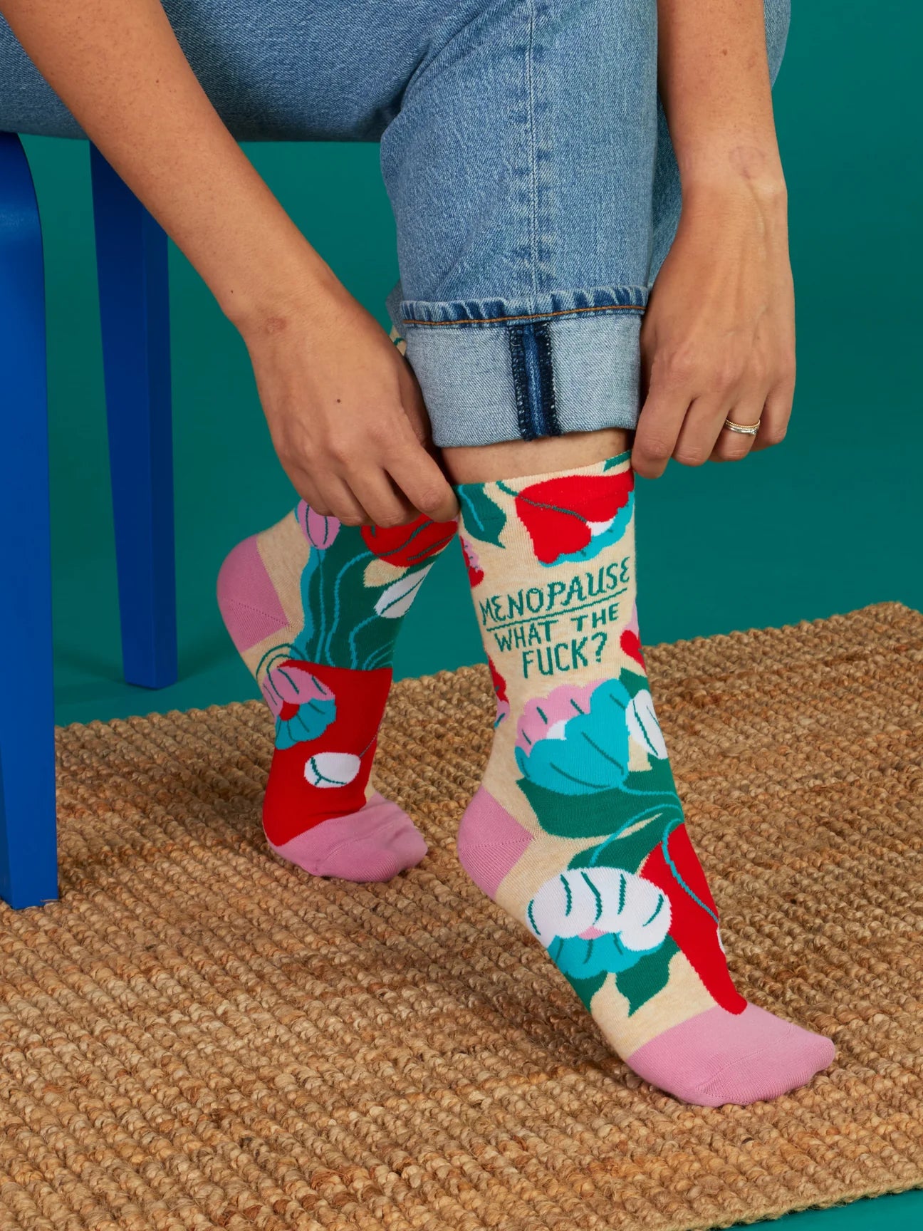 Menopause. What The F? W-Crew Socks