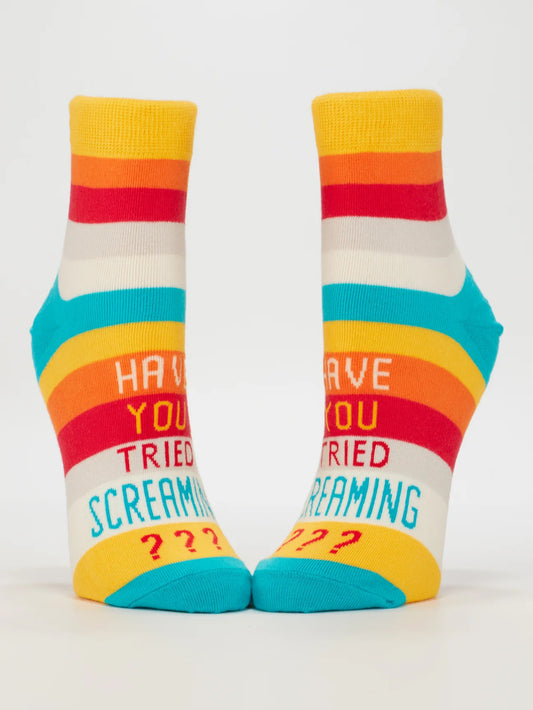 Tried Screaming? Ankle Socks