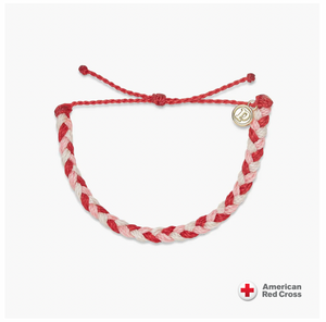 Blood Saves Lives Braided Bracelet