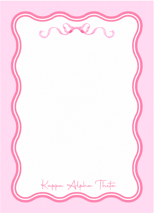 Theta Coquette Notepad