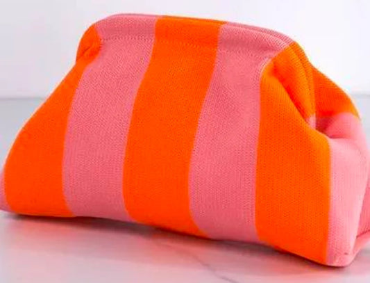 Soho Clutch - Pink/Orange