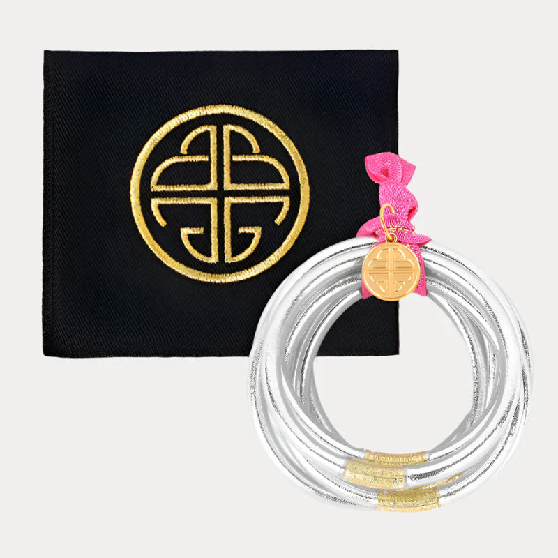 Silver All Weather Bangles® (Set of 6) - Serenity Prayer