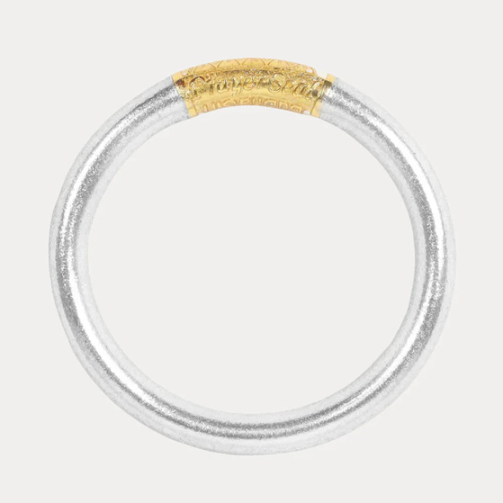 Silver Tzubbie All Weather Bangle® (AWB®) - Serenity Prayer