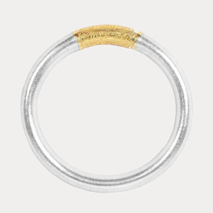 Silver Tzubbie All Weather Bangle® (AWB®) - Serenity Prayer
