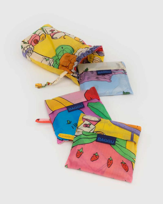 Baggu - Standard Set of 3 - Peanuts