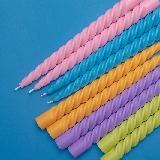 Twisted Taper Candles