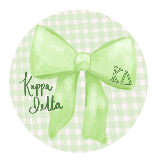 Greek Bow Button - KD