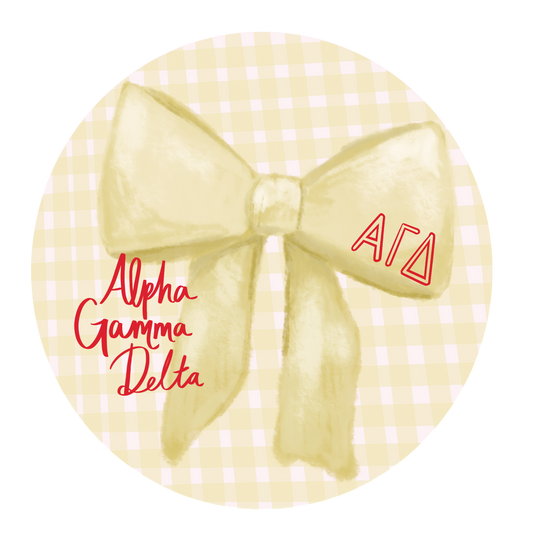 AGD Greek Bow Button