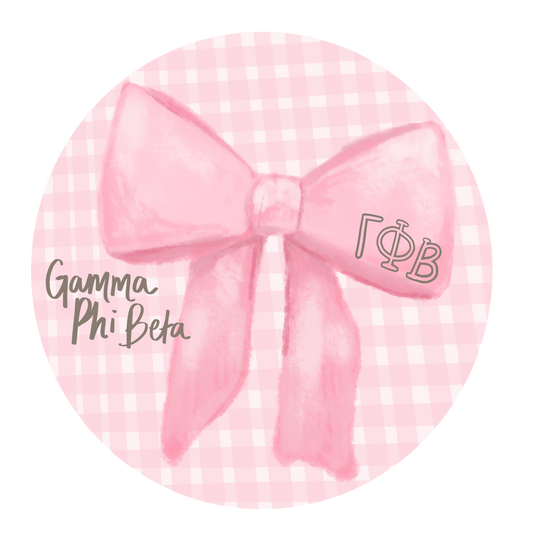 Greek Bow Button - GPhi
