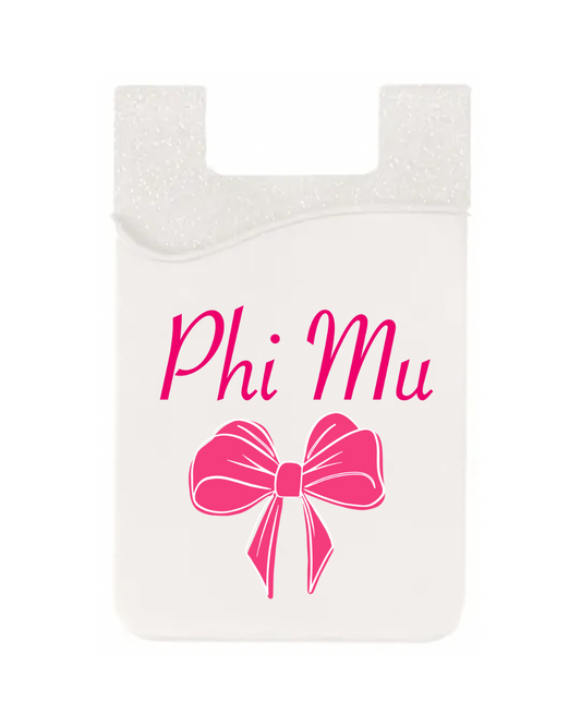 Bow Phone Wallet - Phi Mu