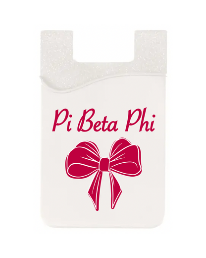 Pi Phi Bow Phone Wallet
