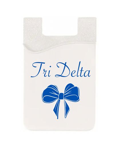 Tri Delta Bow Phone Wallet