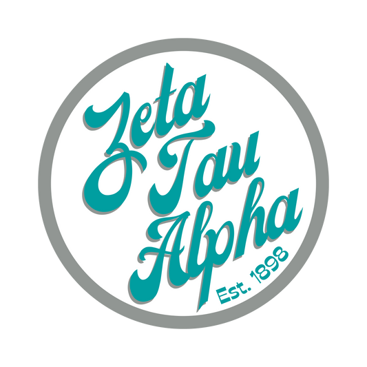 Greek Retro Button - ZTA