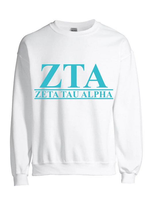 Sorority Graphic Crewneck - ZTA